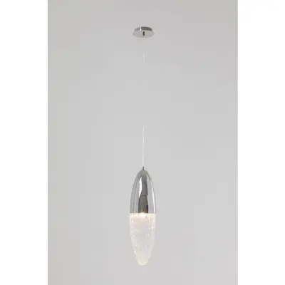 KARE DESIGN Frozen taklampa - klarglas och kromstål