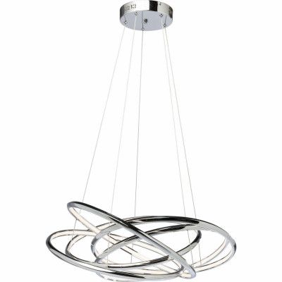 KARE DESIGN Saturn LED Chrome Stor taklampa - silver aluminium
