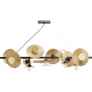 KARE DESIGN Soles taklampa - akryl och st&aring;l