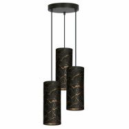 KARLI 3 premium Taklampa, Svart/Svart