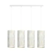 KARLI 4 Taklampa, Vit/Vit