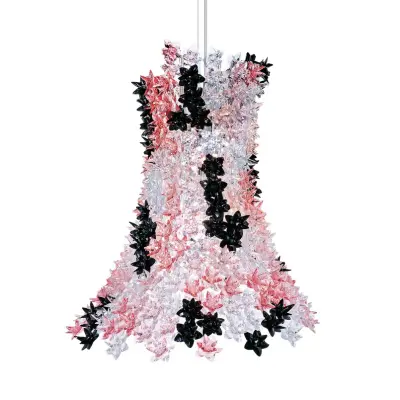 Kartell - Bloom Taklampa Rosa/Svart