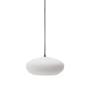 KAVE HOME Inda taklampa i metall med vit finish,Ø30 cm
