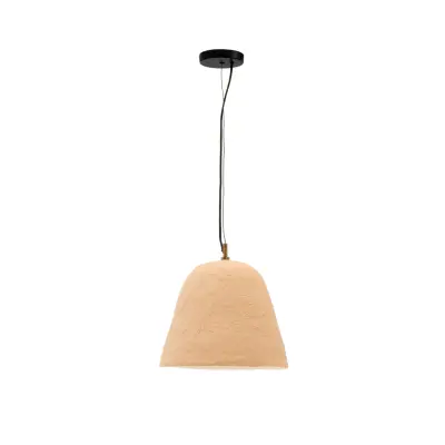 KAVE HOME Lisora taklampa i beige papier-machéÃ˜25cm