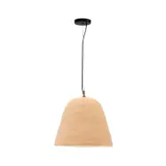 KAVE HOME Lisora taklampa i beige papier-machéØ35cm