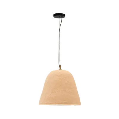 KAVE HOME Lisora taklampa i beige papier-machéÃ˜35cm