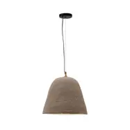 KAVE HOME Lisora taklampa i brun papier-machéØ35cm