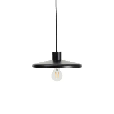 KAVE HOME Nuvira taklampa - svart satinmetall