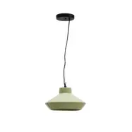 KAVE HOME Portol grön keramisk taklampa
