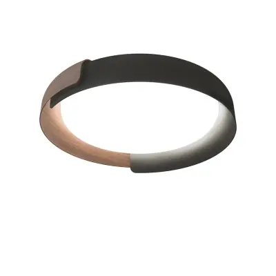 kdln - Dala Linear Taklampa 2700K Dark Grey/Wood