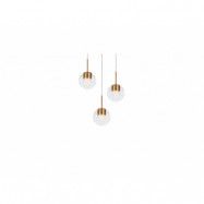 KDLN - Dew 3 Taklampa Brass