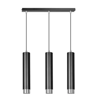 KIBO 3 Taklampa, Svart/Krom