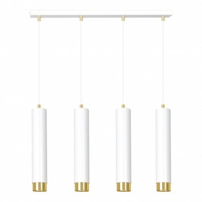 KIBO 4 Taklampa, Vit/Guld