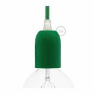 Kit halvsfärisk lamphållare E27 grön