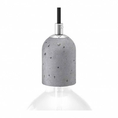 Kit lamphållare E27 i betong ljus cement