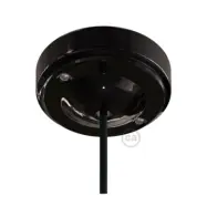 Kit takkopp i porslin"Minimal"svart