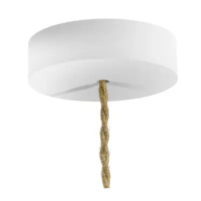 Kit takkopp i trä vit