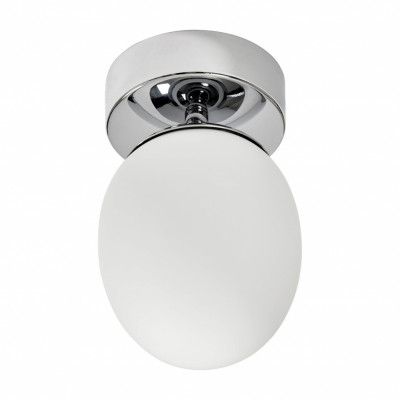 Klasen 1 taklampa, krom/opal