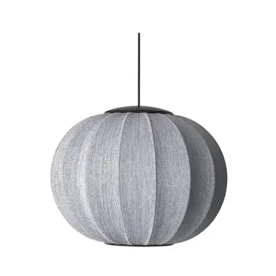 Made By Hand - Knit-Wit 45 LED-hänglampa, Ø 45 cm, silver