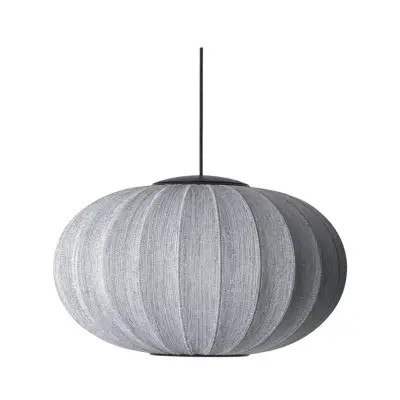 Made By Hand - Knit-Wit 57 LED-hänglampa, Ø 57 cm, silver