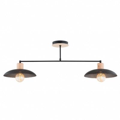 KOBE 2 Taklampa, Svart/Svart