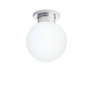 Konsthantverk - Glob Plafond Ø25 Chrome/Matt White