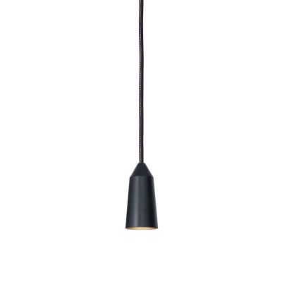 Konsthantverk - Massiv Double Conic Taklampa Black