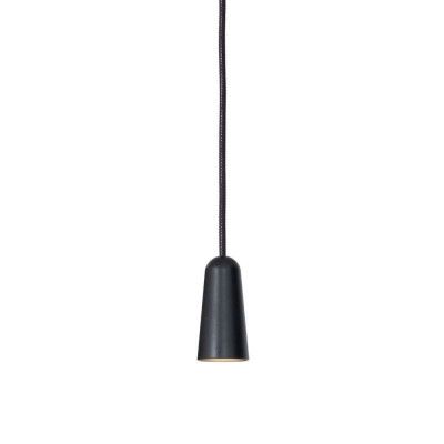Konsthantverk - Massiv Round Conic Taklampa Black
