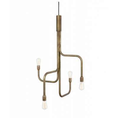 Konsthantverk - Strapatz Taklampa Ø650 Rå Mässing