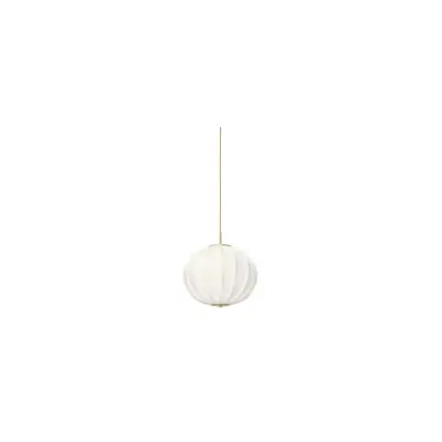 Konsthantverk Uno classic taklampa, slipad mässing 42cm