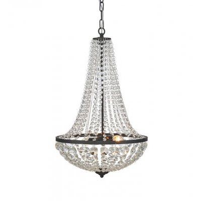 Kristallkrona Markslöjd Gränsö Svart 2 L 40 cm