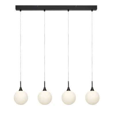 Taklampa Markslöjd Quattro XL 4L Svart/Vit