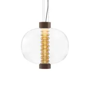 Bolha Taklampa Amber kdln - Vardagsrum - Design - Glas - Med en ljuskälla