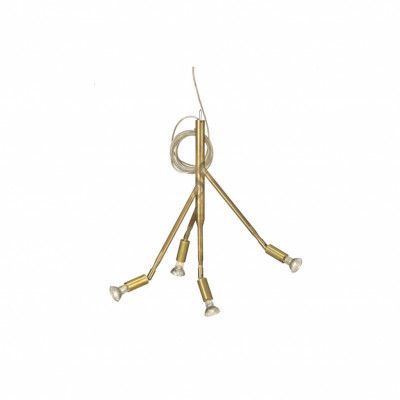 Kvist 4 taklampa, råmässing 41cm