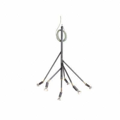 Kvist 6 taklampa, Rå stål 67,5cm