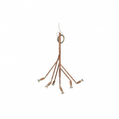 Kvist 6 taklampa, råkoppar 67,5cm