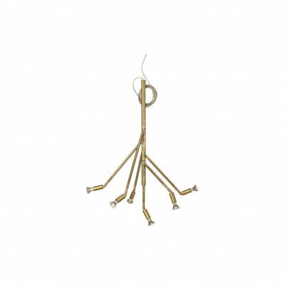 Kvist 6 taklampa, råmässing 67,5cm