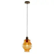 LAFORMA Covell taklampa, rund - orange glas