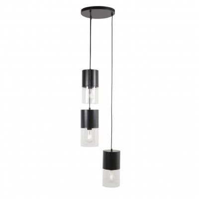 LAFORMA Flexa Taklampa - Klarglas och Svart Metall