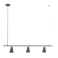 LAFORMA Genara taklampa i metall med svartm&aring;lad finish