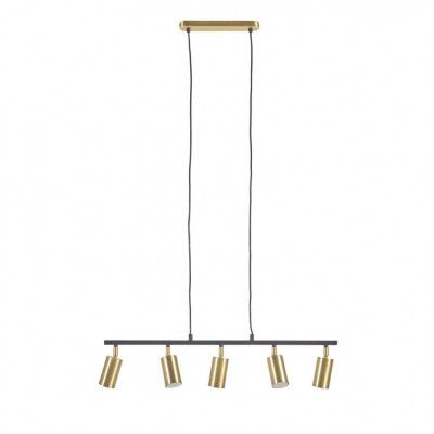 LAFORMA Mirela taklampa - mässing och svart metall