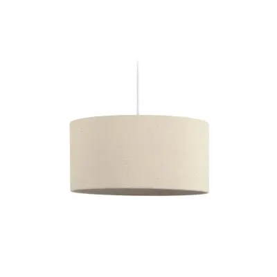 KAVE HOME Nazli lampskärm - beige linne och metall (Ø40)