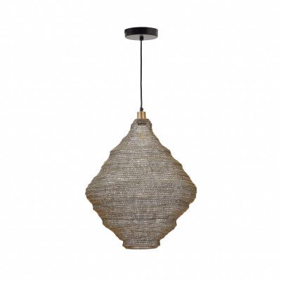 KAVE HOME Sarraco taklampa, rund - guldjärn (Ø58)