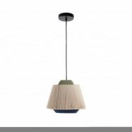 KAVE HOME Yuvia taklampa - flerfärgad jute