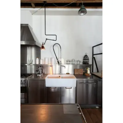 Lampe Gras 312 taklampa, svart/koppar – DCW - Vardagsrum - Design - Metall