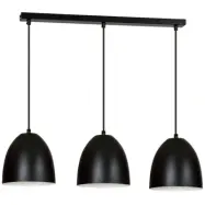 LENOX 3 Taklampa, Svart/Vit