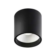 LIGHT-POINT -  Solo 1 Round taklampa, svart, IP54, 8 cm