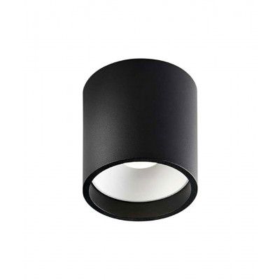 LIGHT-POINT -  Solo 1 Round taklampa, svart, IP54, 8 cm