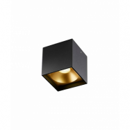 Light-Point - Solo Square LED 3000K Plafond Svart/Guld