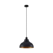Lindby - Albertine Taklampa Black